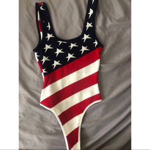 USA Flag bodysuit